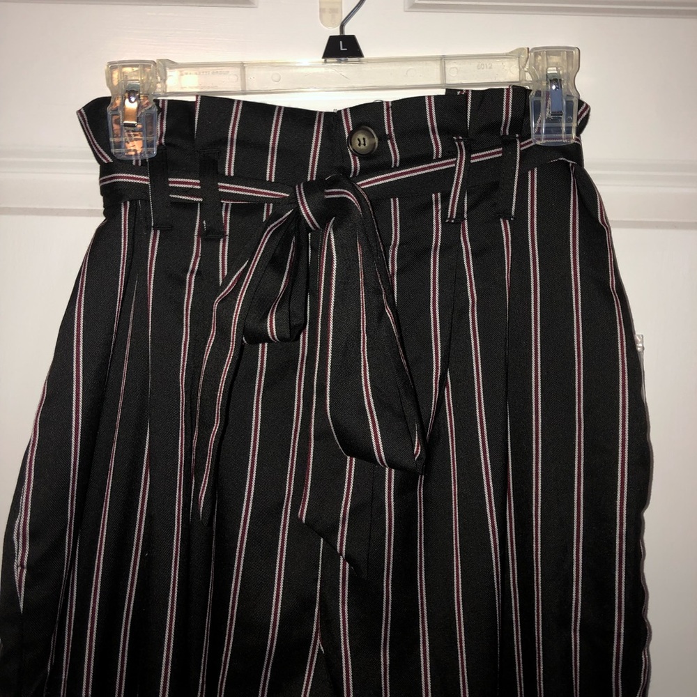 Charlotte Russe wide leg tie pants - Picture 3 of 5